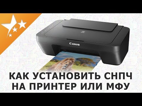 Видео: Как установить СНПЧ на струйный 🖨️принтер Canon PIXMA, МФУ для дома и офиса