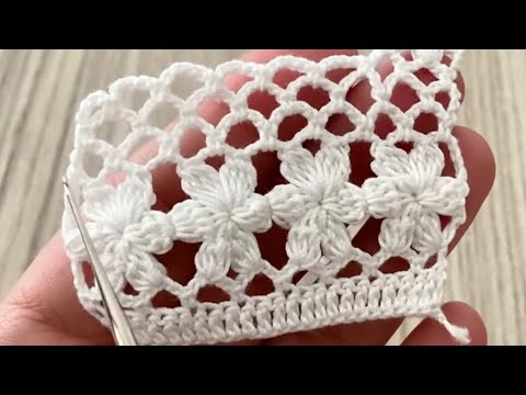 Видео: Красивый узорчатый шов для вязания крючком блузок, раскрыта техника создания аккуратных тканей.