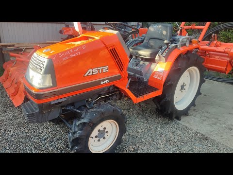 Видео: Kubota aste a-195 обзор японского минитрактора