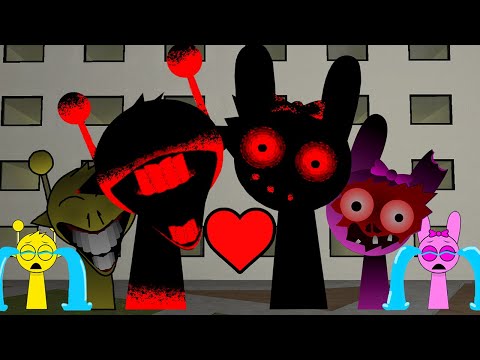 Видео: Семья Саймона из Хоррора Спрунки и семья Пинки из Хоррора Спрунки влюблены? Garry's Mod