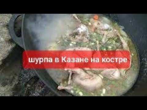 Видео: СЮРПА ИЗ ПЕРЕПЕЛОВ в Казане на костре!