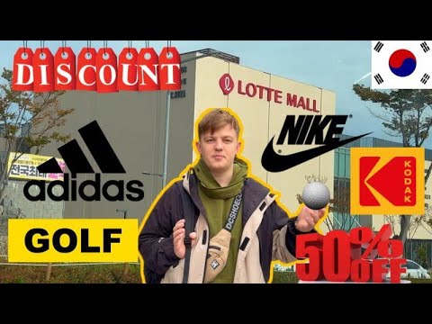 Видео: Outlet шопинг в Корее. Adidas и  Nike со скидкой. Чем больше тем дешевле