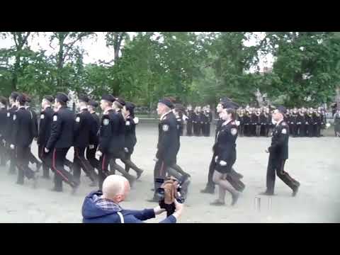 Видео: Кадетская школа г.Бийск. Прощание со Знаменем Последний звонок 22.05.2021г