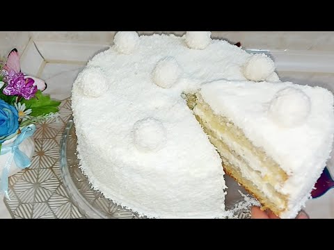 Видео: Տորթ Raffaello 🫶անչափ համեղ և բերանում հալվող, торт Raffaello нереальный вкусный!!