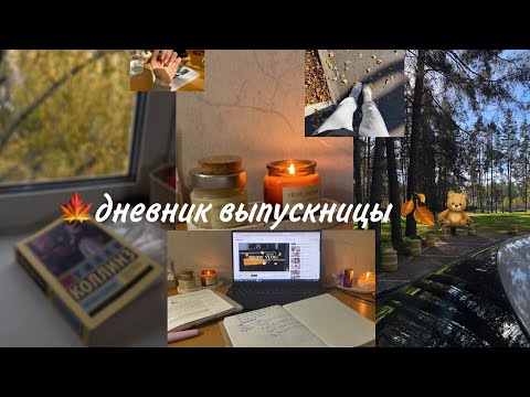 Видео: дневник выпускницы №3 | мои будни | осенний влог 🍁🍂