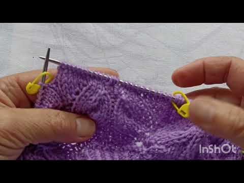 Видео: Круглая кокетка спицами .ч 2.