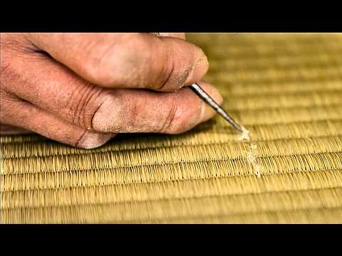 Видео: Шокирует! Как шьют татами вручную: Лучшие приемы традиционных японских мастеров татами