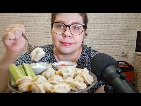 Видео: Мукбанг Пельмени со сметаной и хренодёром