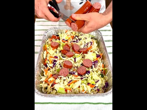 Видео: Мои три любимых рецепта блюд с колбасой, которые превращают простые ингредиенты в сытные блюда.