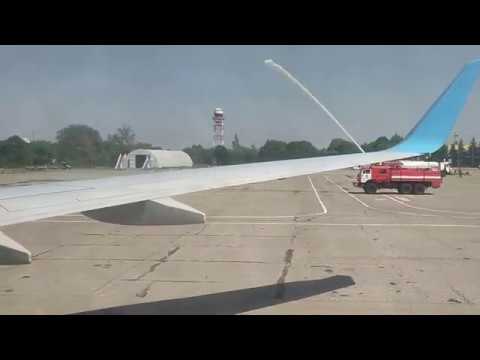 Видео: Первый рейс авиакомпании Победа в Ставрополь
