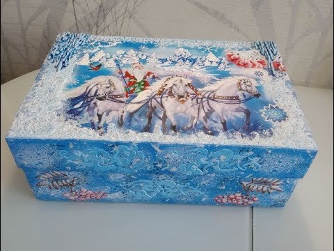 Видео: НОВОГОДНИЙ ДЕКУПАЖ. Ч.2