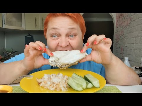 Видео: СЛАБОНЕРВНЫМ НЕ СМОТРЕТЬ! ПОЛЕЗНЫЙ УЖИН ✌️ МУКБАНГ