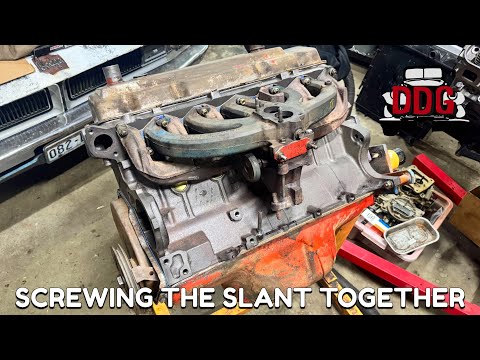 Видео: Создание более пикантного наклона — сборка Slant Six 225, расчеты сжатия, кулачковый кулачок и мн...