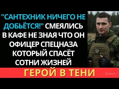 Видео: ”Сантехник ничего не добьётся!”, смеялись в кафе. Но когда он надел форму, все встали.