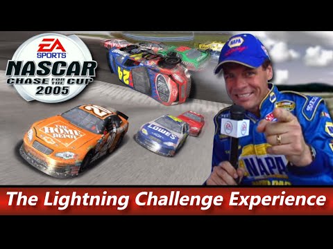 Видео: NASCAR 2005: В погоне за кубком | Опыт гонок Lightning Challenge