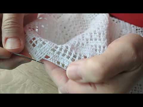 Видео: Ровные петельки филейного вязания.