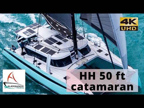 Видео: Катамаран HH 50 футов, лучший для дальних путешествий, обзор #aleksandrtravel #солярчук_дилер