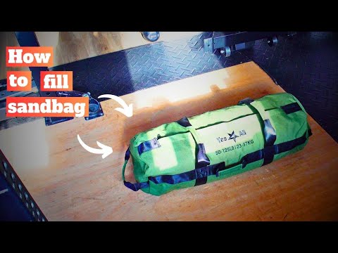 Видео: Как наполнить мешок с песком Yes4All