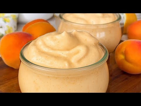 Видео: Абрикосовый мусс🍑: БЕЗ ЖЕЛАТИНА, БЕЗ СЛИВОК! Фруктовый и легкий десерт в одной порции!
