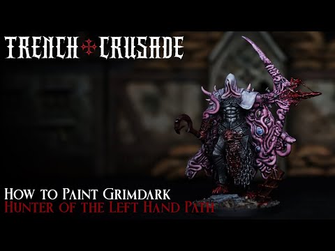 Видео: Как нарисовать «Гримдарк Тренч Крестовый поход Двор Семиглавого Змея Охотника Пути Левой Руки»