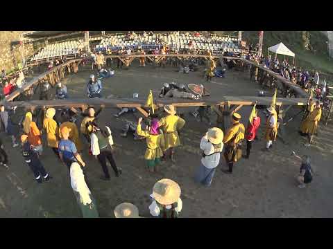 Видео: Слет ИСБ 2025. Полуфинал 12на12 MedievalBattleAccademy vs Юг сход1