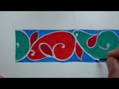 Видео: декоративная картина 2