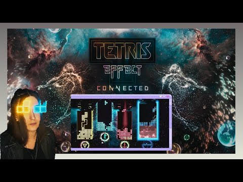 Видео: Мультиплеер в Tetris Effect: Connected | Завалили босса 😁