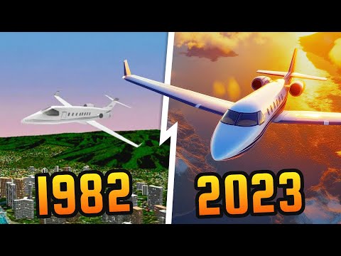 Видео: Эволюция Microsoft Flight Simulator (1982-2023)