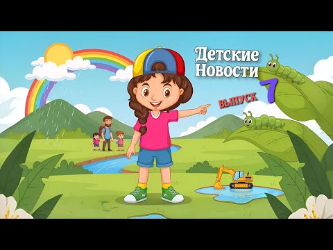 Видео: Детские новости - Выпуск 7 • мульт про погоду, поход 800 км и чудеса мира 🌍 (интересные факты детям)