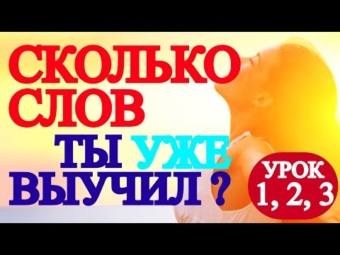 Видео: АНГЛИЙСКИЕ СЛОВА и Фразы- Проверь+Потренируй РАЗГОВОРНЫЙ Английский Для Начинающих С Нуля,УРОК 1 -3