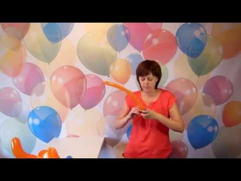 Видео: Лисенок из шаров