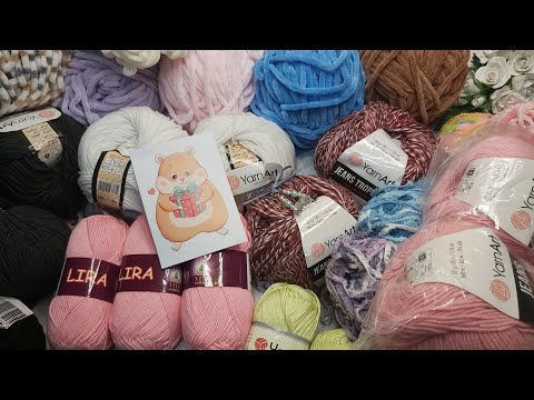 Видео: Покупка пряжи Пополнение запасов Пряжа для игрушек