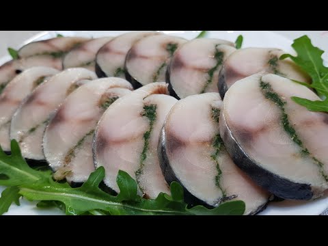 Видео: Шикарная закуска из СКУМБРИИ 💥 Малосольная СКУМБРИЯ из МОРОЗИЛКИ 💥 Рецепт СКУМБРИИ МУРМАНСКОЕ САЛО