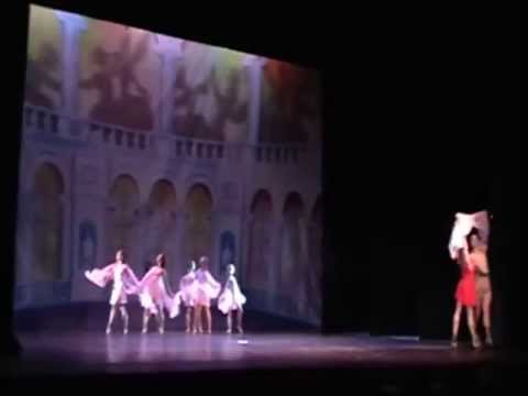 Видео: А.Аренский. Фрагмент из балета "Египетские ночи".МХУ при МГАТТ "Гжель.