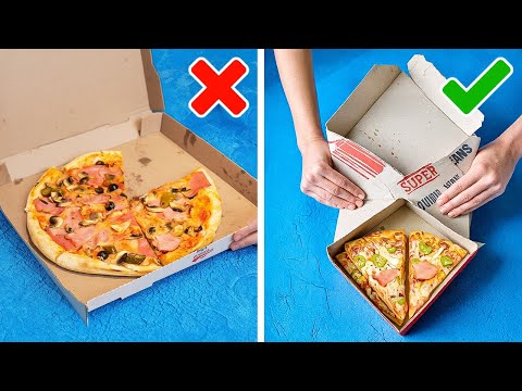 Видео: 🍕 УЛЬТРА УДОБНЫЕ ХАКИ: ПИЦЦА УМЕЩАЕТСЯ В ЛЮБОМ ШКАФУ 💡 Простые и весёлые кулинарные советы 👩‍🍳