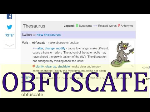 Видео: Крутые слова для Duolingo, IELTS, TOEFL: *OBFUSCATE*