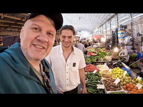 Видео: Чурчхела, копченое сало и сулугуни. Путешествие по главному рынку Тбилиси
