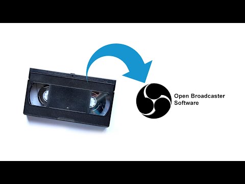 Видео: Использование OBS для захвата видеокассет с помощью USB-устройства захвата в Windows