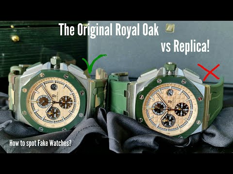 Видео: Как распознать подделку часов Audemars Piguet Royal Oak Offshore Chronograph.