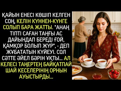 Видео: Қайын енесі келген соң, келін күннен-күнге сола берді. «Анаң тіпті таңғы ас та дайындайды ғой…»