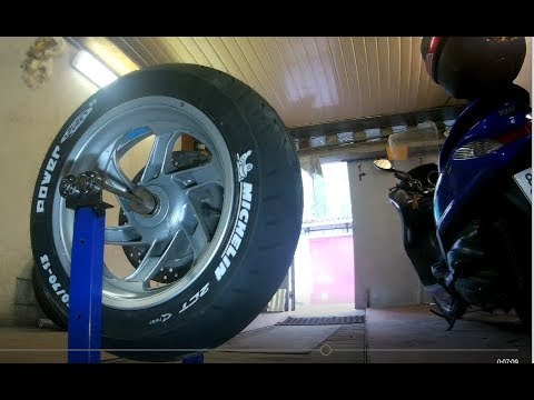 Видео: YAMAHA GRAND MAJESTY Балансировка колёс(часть2)Wheel balancing