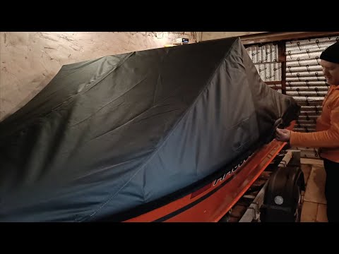 Видео: Музыка, тент, оставляем на зимовку ALUTON 390 Fish, HDX T20(30) FWS.