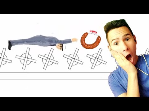 Видео: Аз съм като наденичка... - Happy Wheels #4