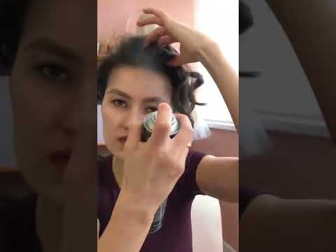 Видео: Свадебная причёска на каре на 20 мин