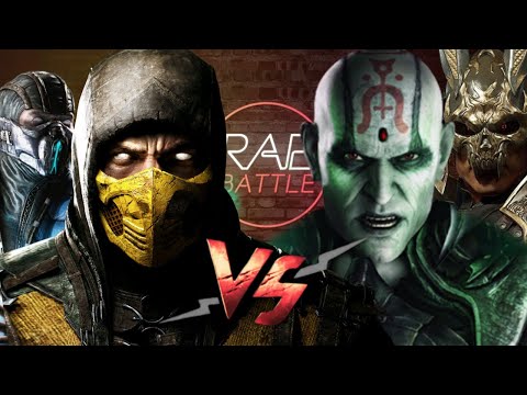 Видео: Рэп Баттл 2х2 - Скорпион & Саб-Зиро vs. Куан Чи & Шао Кан (Scorpion, SubZero vs Quan Chi, Shao Kahn)