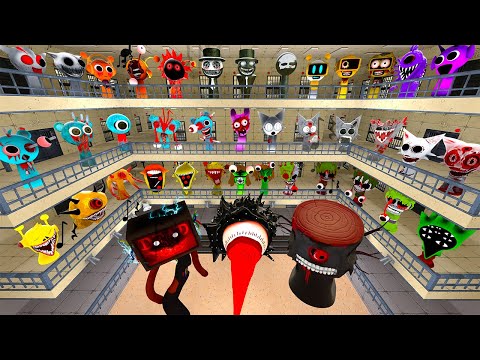 Видео: 🚨 ТЮРЬМА СОЛНЦЕ ДЕРЕВО ВЕСЕЛЬЕ КОМПЬЮТЕР ЭВОЛЮЦИЯ ВСЕ SPRUNKI ПЕСНЯ СПАРТАНСКИЙ УДАР в Gmod