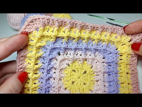 Видео: 🤩✌😎МЕГА -ПОПУЛЯРНЫЙ КВАДРАТНЫЙ МОТИВ "БАБУШКИНА ВАФЛЯ" УЗОР КРЮЧКОМ (вязание крючком для начинающих)