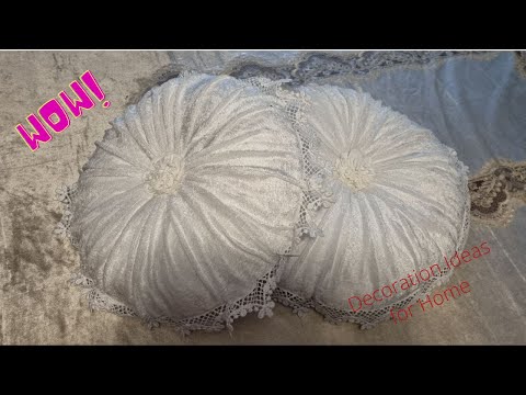 Видео: Super easy Luxury Velvet cushion/YUMOLOQ YOSTIQLAR /подушки декор/ ديكور وسادة/pillow decor/YOSTIQ