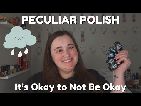 Видео: Необычный лак «Всё в порядке — не быть в порядке» | Образцы и обзор