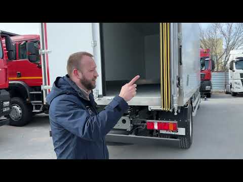 Видео: HOWO T5G 18тн. с изотермическим (рефрижераторным) фургоном